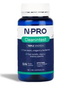 foto de estudio de cleanintest 60 capsulas npro